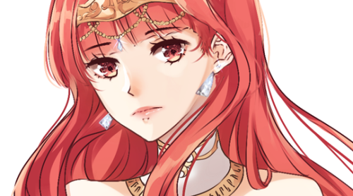 mizukas:self indulgent celica with long hair~