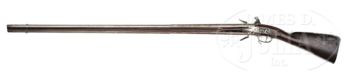 An interesting French double rotating barrel flintlock fowler crafted by Melchior Piron, circa 1685.