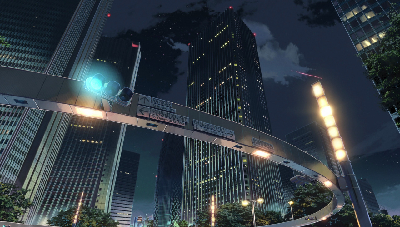 theamazingdigitalart:The beautiful background art of Kimi no Na Wa - Kimi No Na Wa Visual Guide Book