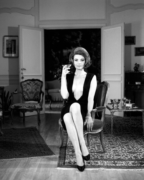 Studio publicity photo, c.1960s, actress, Sylva Koscina (1933 – 1994).