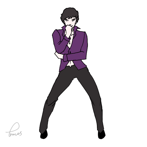 hectordixon:  francesksgk:  try to draw a gif animation *failed* Parody of Psy’s Gentleman.  Wow this is awesome!! 
