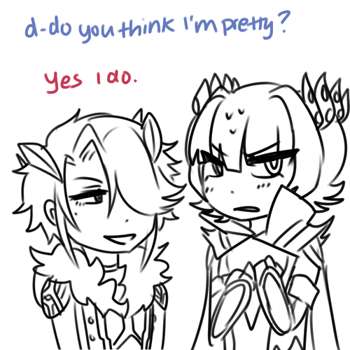 Q: yveltal, do you think xerneas is pretty?