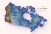 Shaded relief map of Canada.
by @researchremora