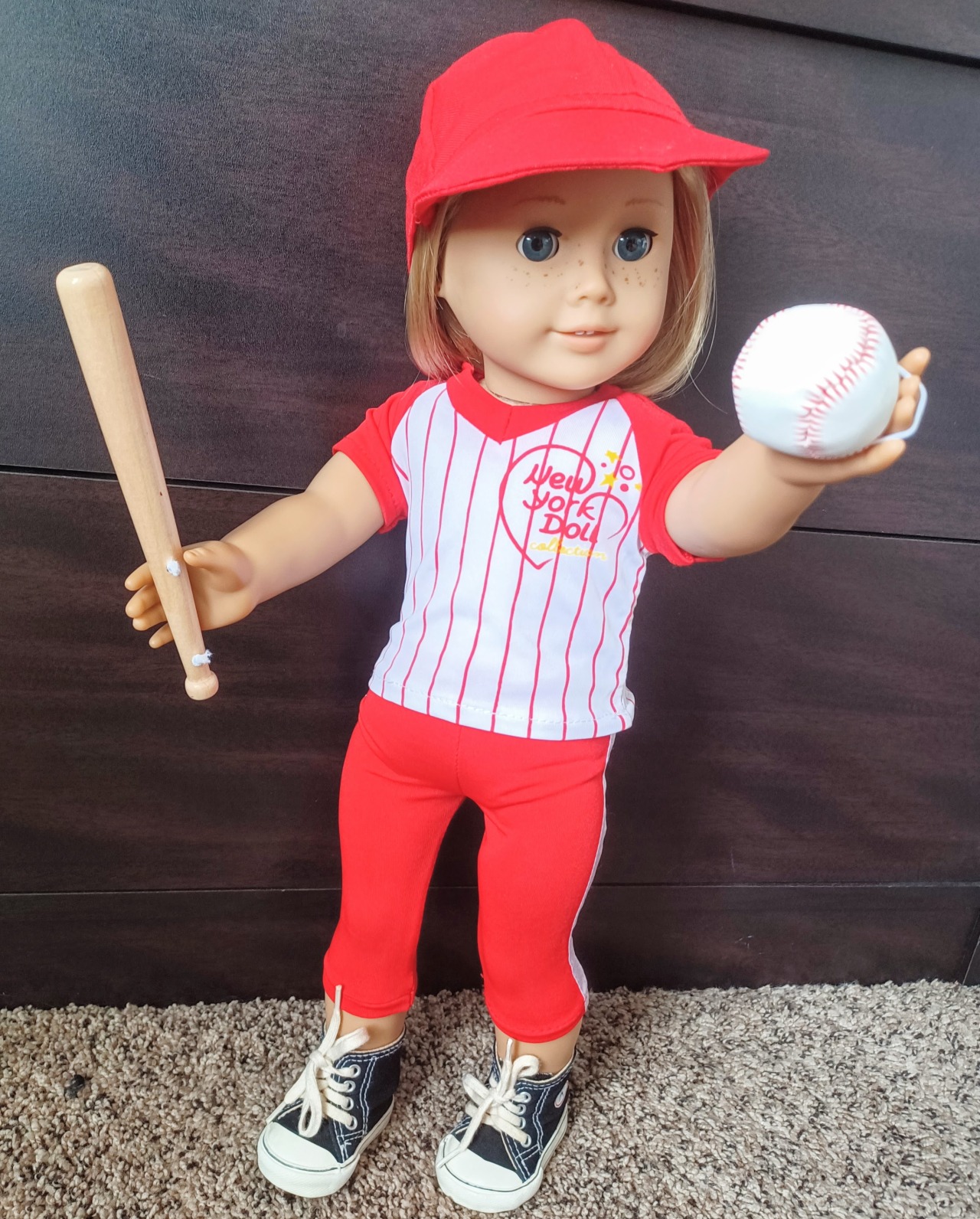 Deals American girl doll NY Yankees uniform baseball