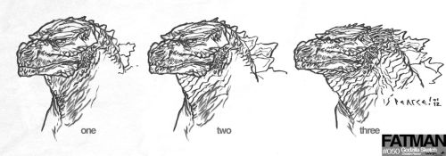 visualreverence:  Early Weta Workshop designs for Godzilla by Christian Pearce and Andrew Baker. [vi
