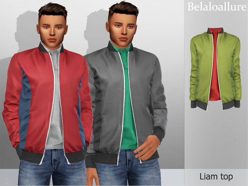 Belaloallure_Liam top Created for: The Sims 4 new... - Emily CC Finds
