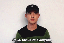 Kyungsoo’s Message For The 2nd International Film Festival & Awards