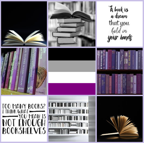 lgbtplusaesthetic:Asexual bookworm moodboardfor anon!