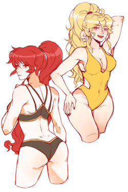 jennwolfesparreaux:practicing some lewd girls Swimsuits aren’t lewd so it’s okay :^)