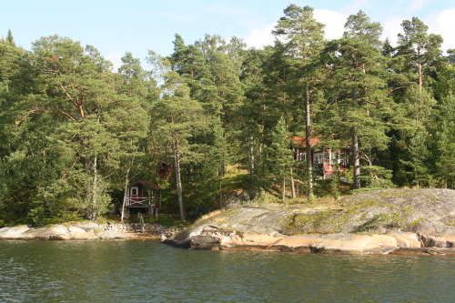 at Gulf of FinlandBeautiful islands with iconic saunas!