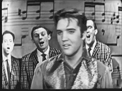 heartburnmotel:  Elvis performing on The Ed Sullivan Show, c. January 6, 1957 