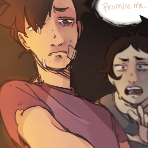 mochiibunbab:  So I’ve been talking with a friend about this zombie AU.. 