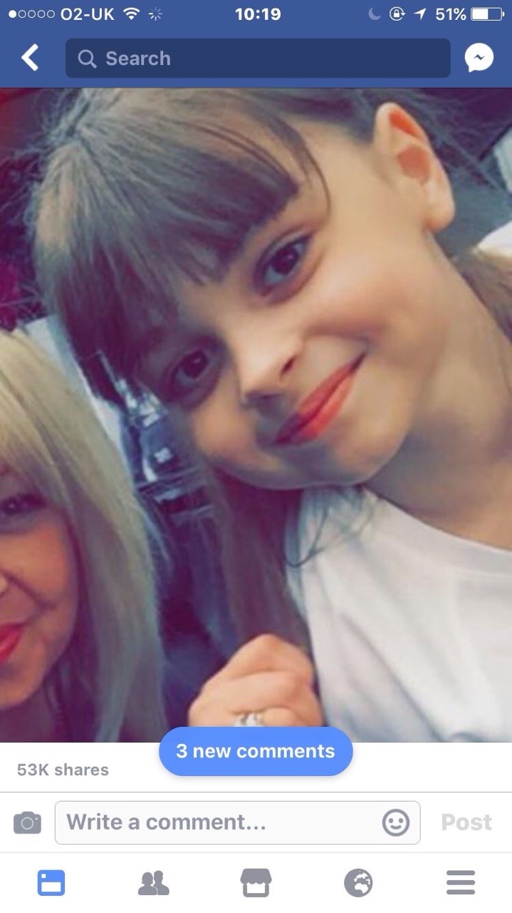 fuckyeahfeysand:  An 8 year old girl is among those still missing in Manchester..