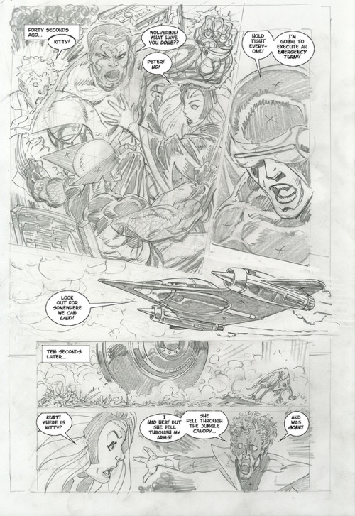 X-Men Elsewhen #1, page 6 by John Byrne. 2019.  This image was first posted as a sneak peek on July 