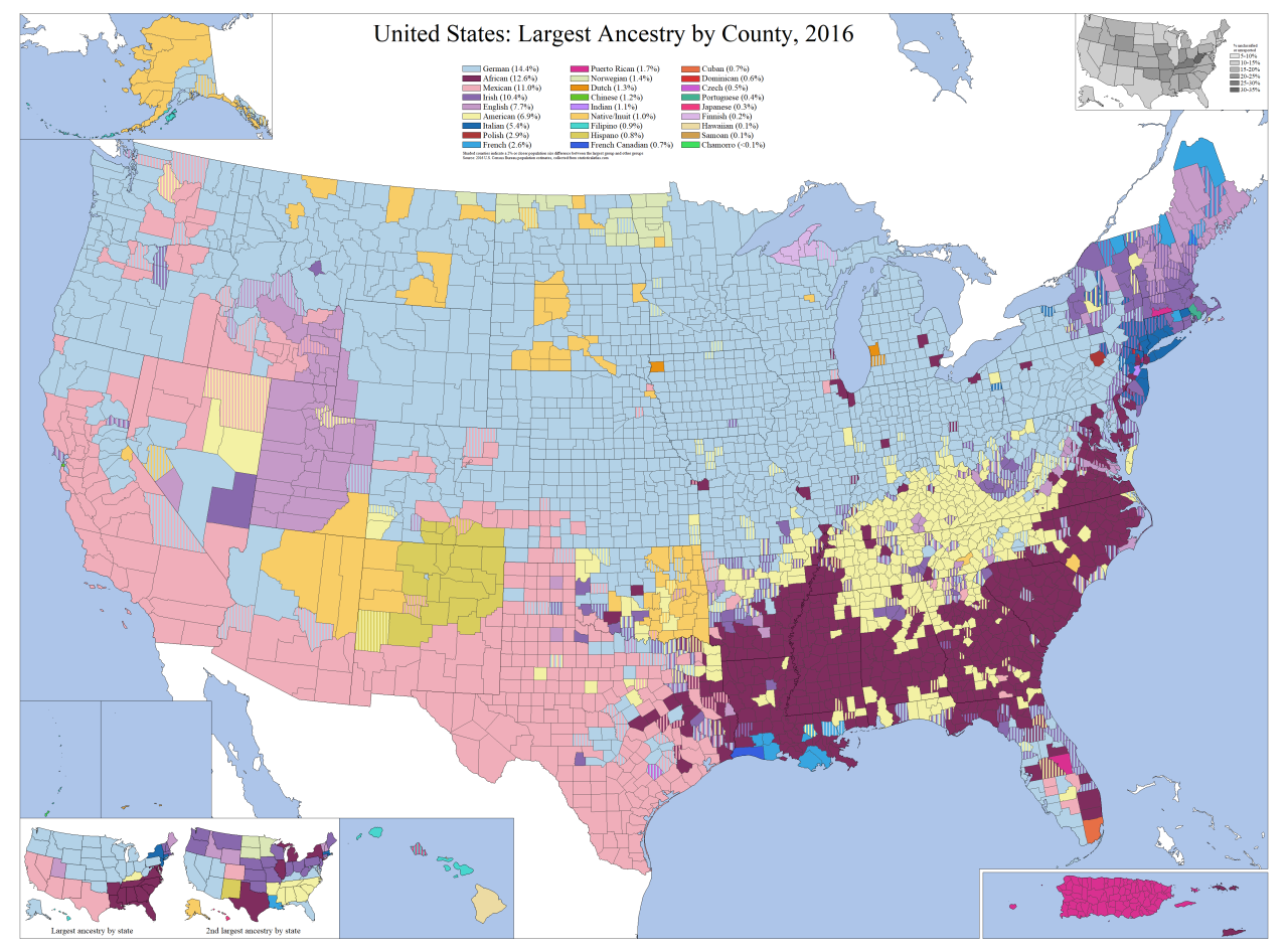 Ancestry map of the United States - B1c1108e2e3110a5353169b41c9161fc2c871058