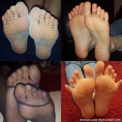 emmas-cute-feet:  Which pic do you like the most? 🎀👣🎀