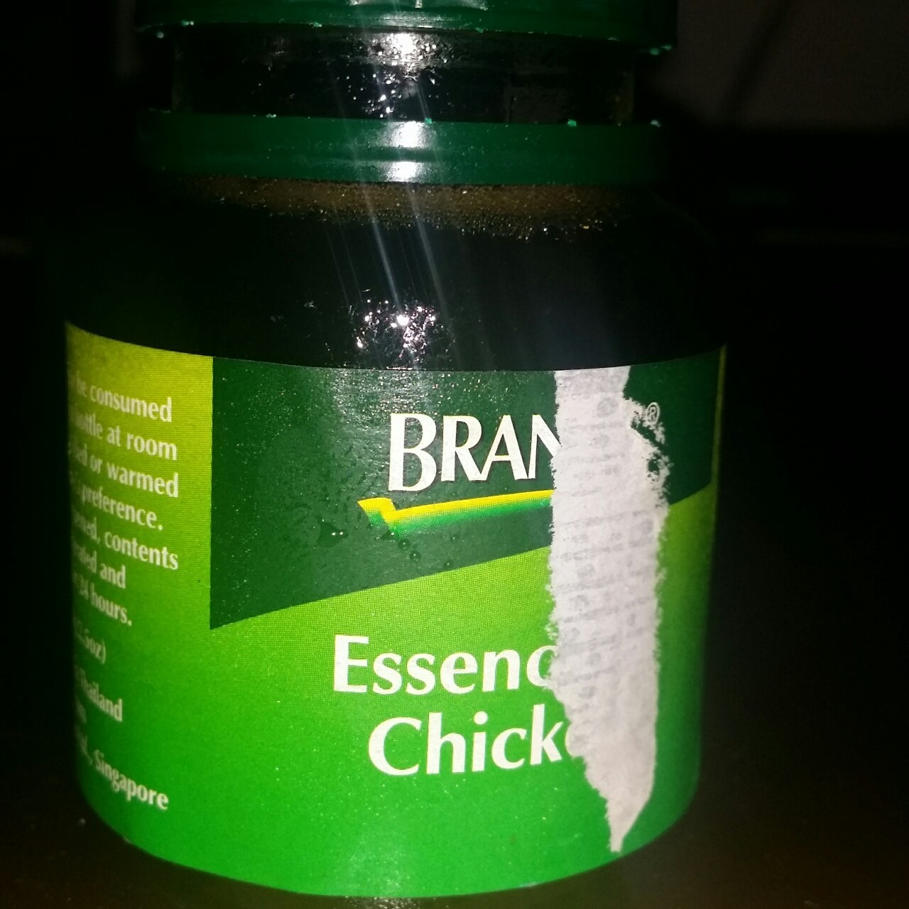 My first time drinking chicken essen