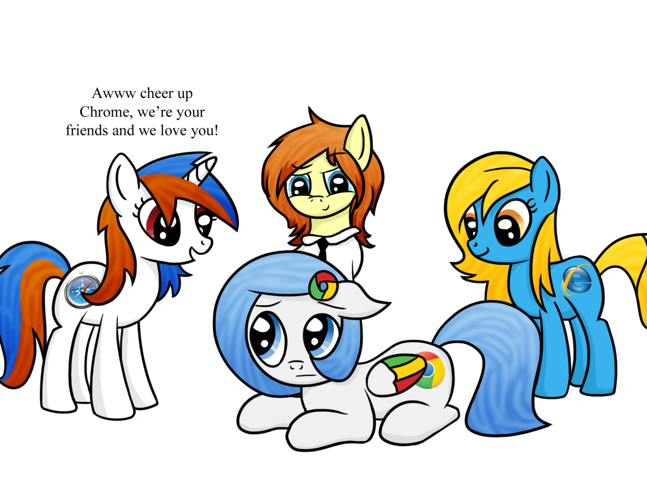 ask-googlechrome:  ((I realized that I tend to include a lot of my own emotions when
