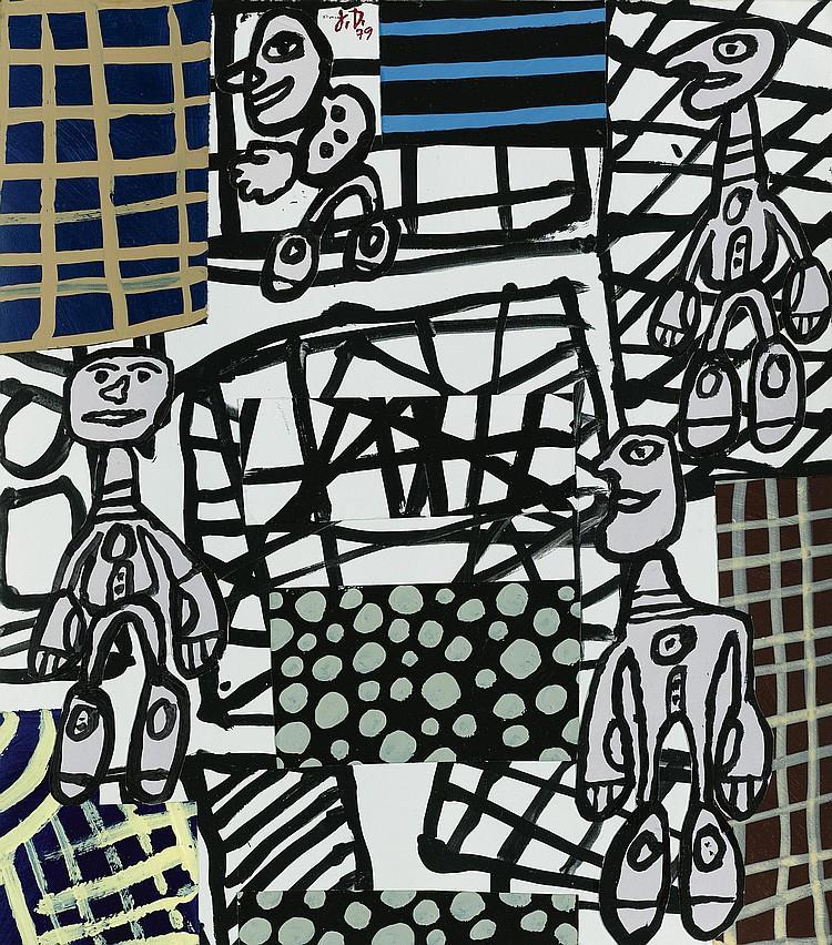 colin-vian:    Jean Dubuffet (1901-1985) La Trame des heures, 1979
