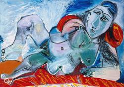 topcat77:  PicassoNude Woman with Necklace