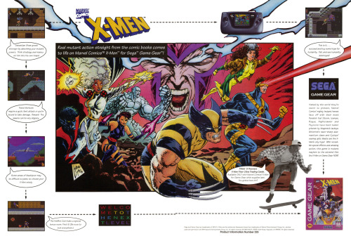 Get to the next level!‘X-Men’SEGA Game Gear