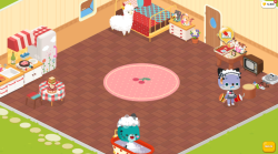 i cant stop playing this dumb game my house so far btw!! need more gems to get the rest of the true retro items.
