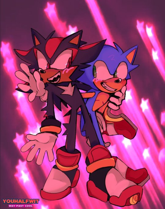 You.Halfwit — How'd Sonic and Shadow meet in the mechanic