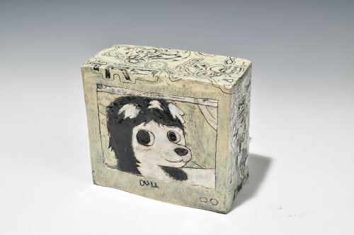 Faucet Canine, 2023, Clay