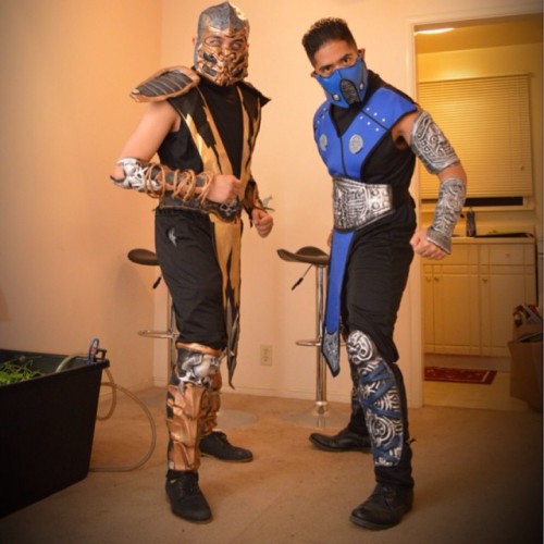 I told him “Finish Me!”… Is that not right? #subzero #scorpion #mortalkombat #fin