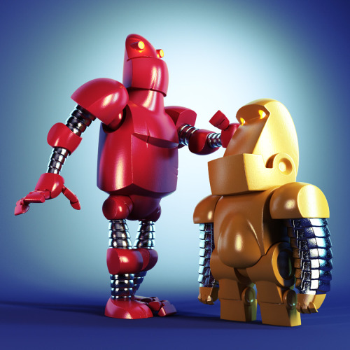 A pair of robotic fellows made in support of the March of Robots Kickstarter. Who doesn’t love robots? Help my good friend Dacosta! make his book. His robots are the most charming little guys around.
Here’s the link all about the project - March of...