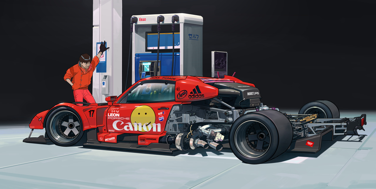 SID — gtkiller: Kaneda stopping for a late night fill