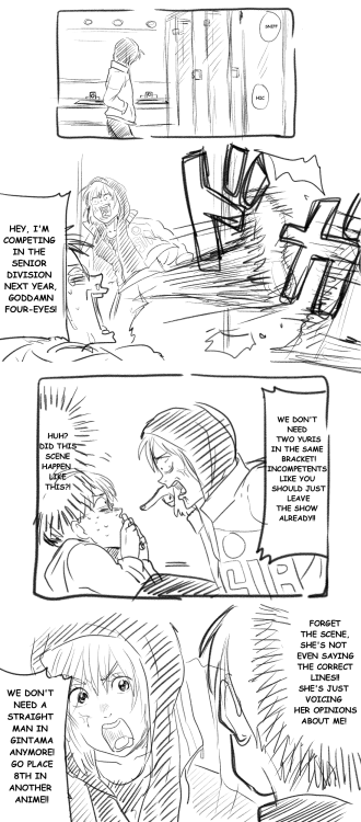 a-zebra-was-here:  pt. II of gintama x yuri adult photos