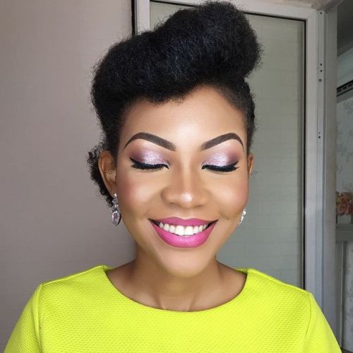 #Glow with pride! @solangehairandbeautyshop on the beat!#naturalista #naturalhair #makeup #Abuja #