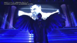 katmiw:  Marty Scurll looked amazing at Wrestle Kingdom 12 with those wings 🖤☔️