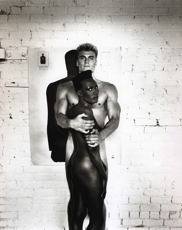 ilfuocodalprofondo:  Grace Jones &amp; Dolph Lundgrenph. Helmut Newton, Los Angeles,