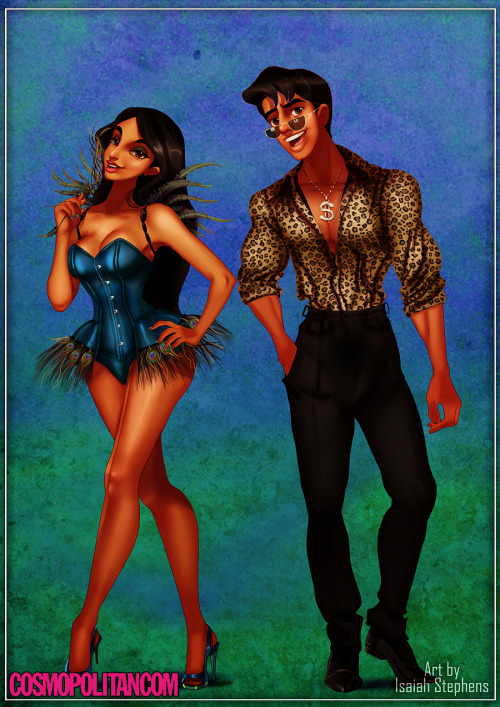 izzydoodledump:  There are two main types of Halloween costume goers. Those who like to be SCARY(Like me)! And those who like to be SEXY! Cosmo supplied me with a list of costumes and asked me to dress some well know Disney ladies and lads in the latter!