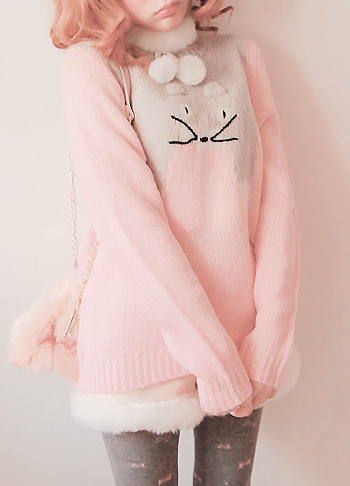 hitchae:  cute cat sweater (=ↀωↀ=)✧