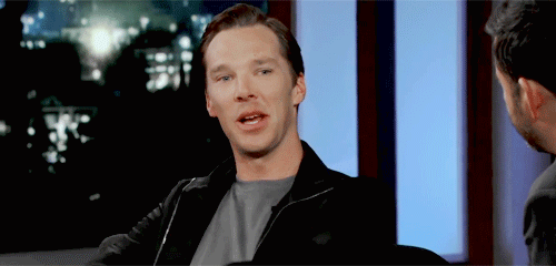 livingthegifs:Benedict Cumberbatch: Jimmy Kimmel Live, 2016. [X]By: thejennire ✦Send your request [x