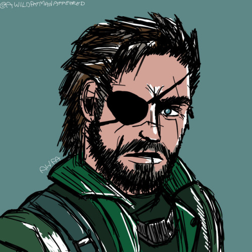 Big Boss sketch from MGSV!Did you know, Metal Gear characters are also really fun to draw? Follow me