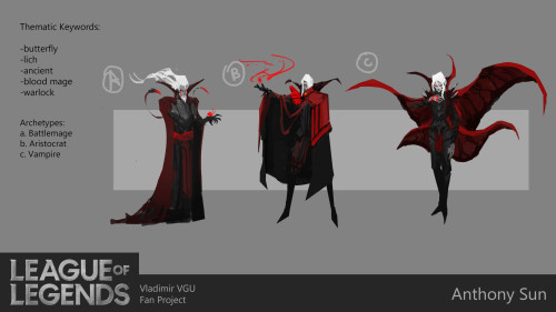 Vladimir,The Crimson Reaper League Of Legends/Riot GamesAll Credits To: Mist XG, Riot Games Splash Art/concept
