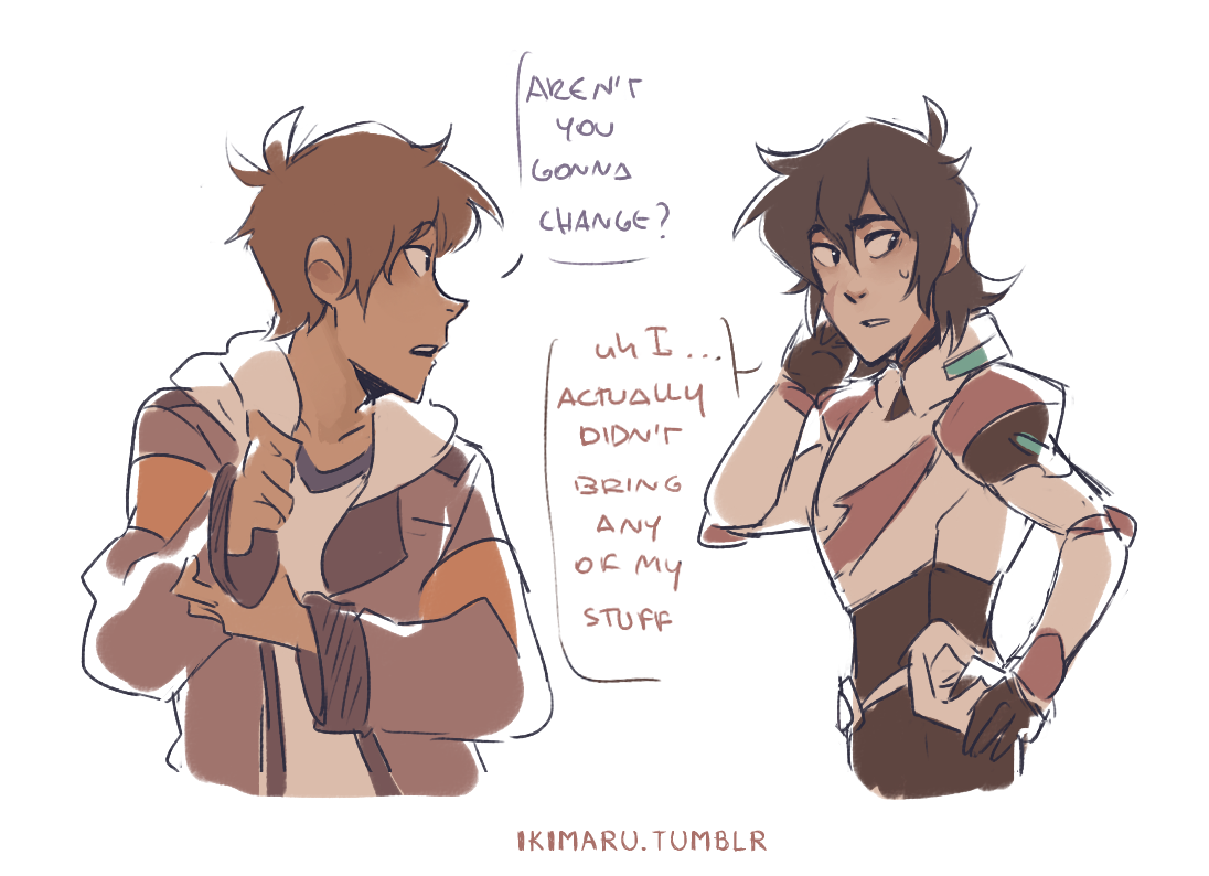 so the headcanon of Lance saving Keith’s jacket from the castle is cute but this