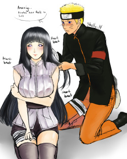 shelly-14:  I wanted to sketch naruhina. 