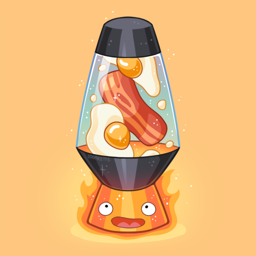 oddarette:  All of my Ghibli inspired lava lamps in one place :)