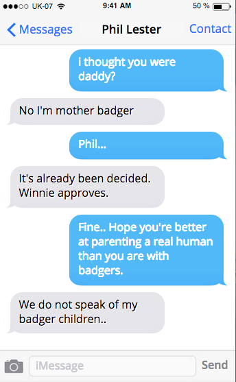 piitchblackglow:  textsfromphan:  “As soon as I saw you, I knew an adventure was
