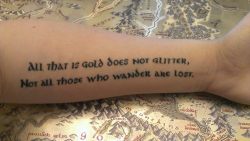 tattoolit:  “All that is gold does