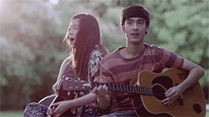 eatthebrushandpencil:  You made me know that love can be told through eyesight -  สายตา (Baifern Pim