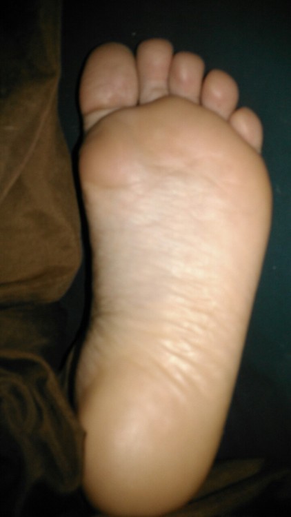 Wife’s lovely foot.  She’s sleeping. What would you do?