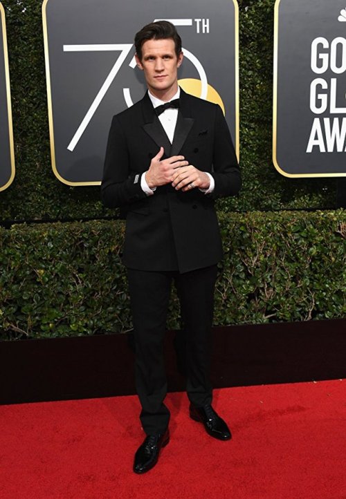 fateisnotastraightroad: Matt Smith at the 2018 Golden Globes