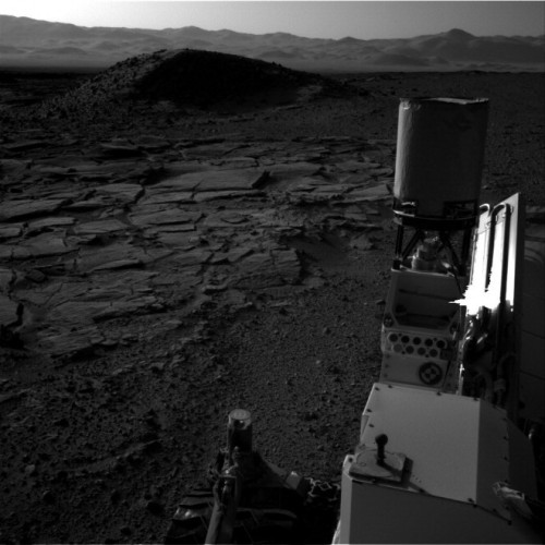 Il paesaggio di Marte visto da Curiosity