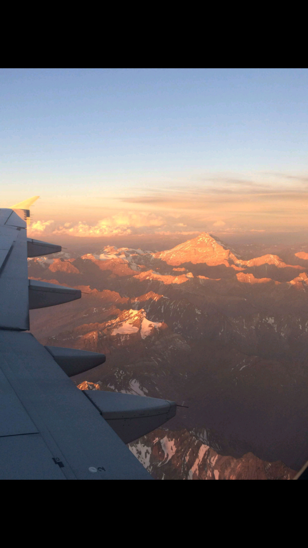 Los Andes from above (Thanks Juan for the photo!).